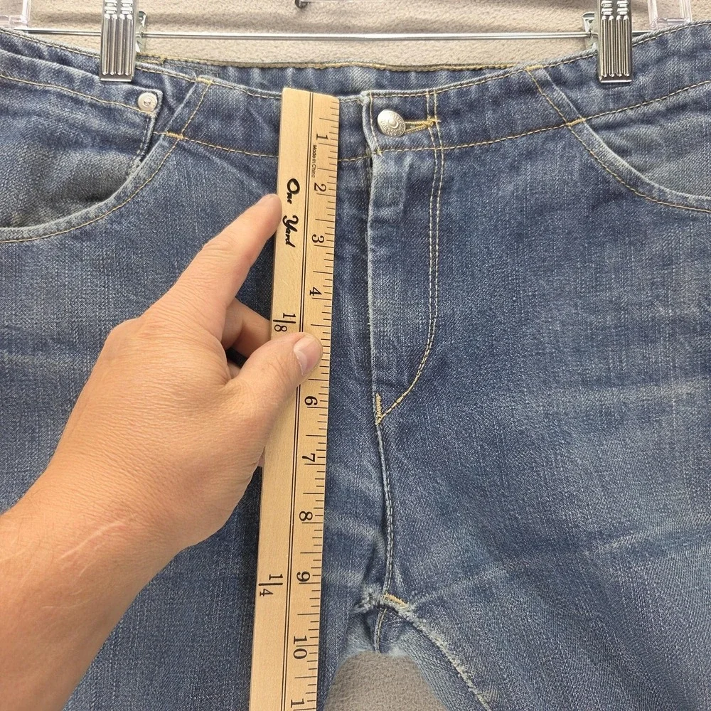 Vintage Levis Engineered Jeans Womens Blue Twisted One Pocket Zip Fly Fits 30x30